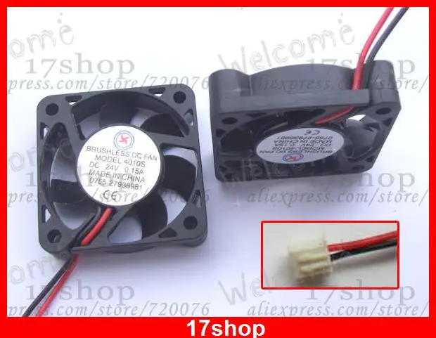 DC24V 0.15A DC вентиляторы 40 мм x 10 Бесщеточный вентилятор охлаждения воздуходувки