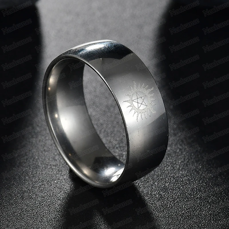 Nextvance Evil Force Sun Star Ring 3 Color Titanium Steel Rings For Male Female Party Jewelry Dropshipping | Украшения и