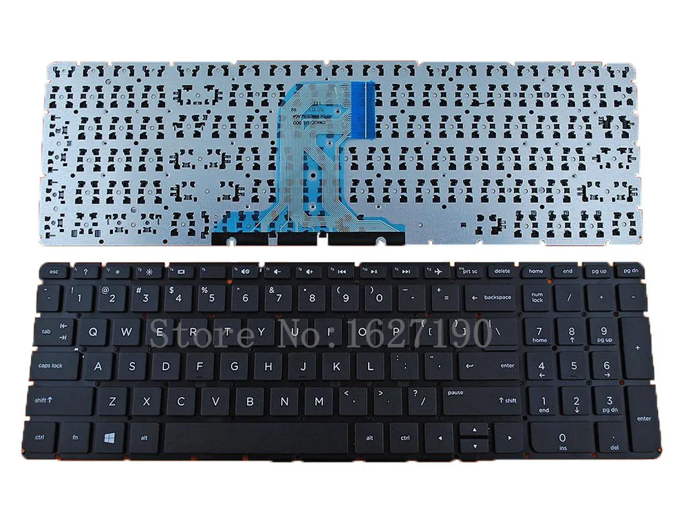 Клавиатура US для HP Pavilion 15 AC AF 250 G4 255 черная без рамки фольги Win8 новая клавиатура