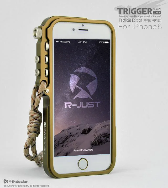 as picture Металлический бампер для iphone 6 6S Plus M2 4th дизайн премиум авиационный алюминиевый бампер чехол для телефона тактическая версия - Цвет: as picture
