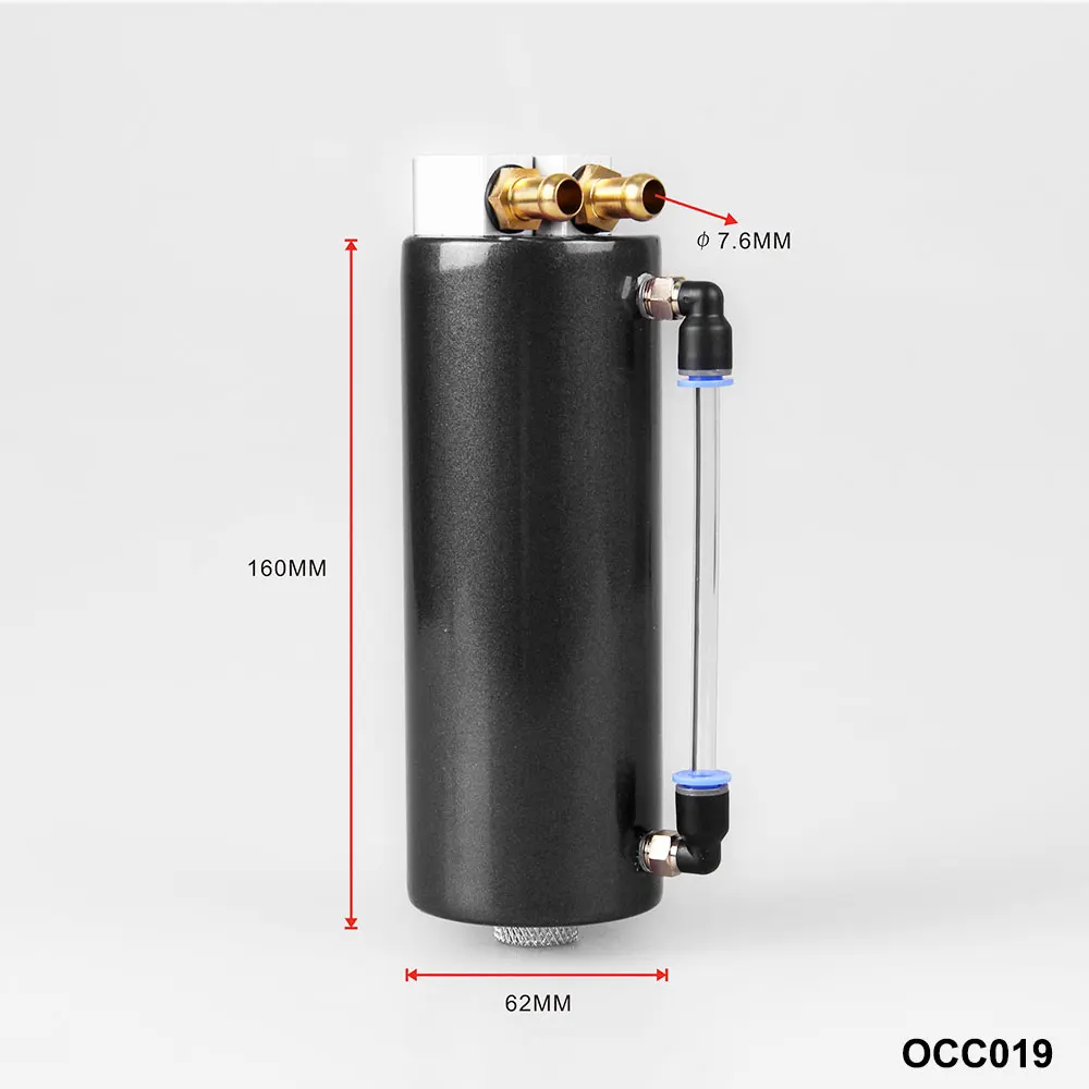 GRT-Бесплатная доставка алюминиевый бак для гонок 350 мл Круглый резервуар масла