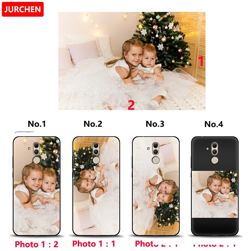 jurchen photo picture custom phone case for huawei y6 y7 y9 y5 prime pro 2018 2019 case diy silicone cover for huawei nova 7 se free global shipping