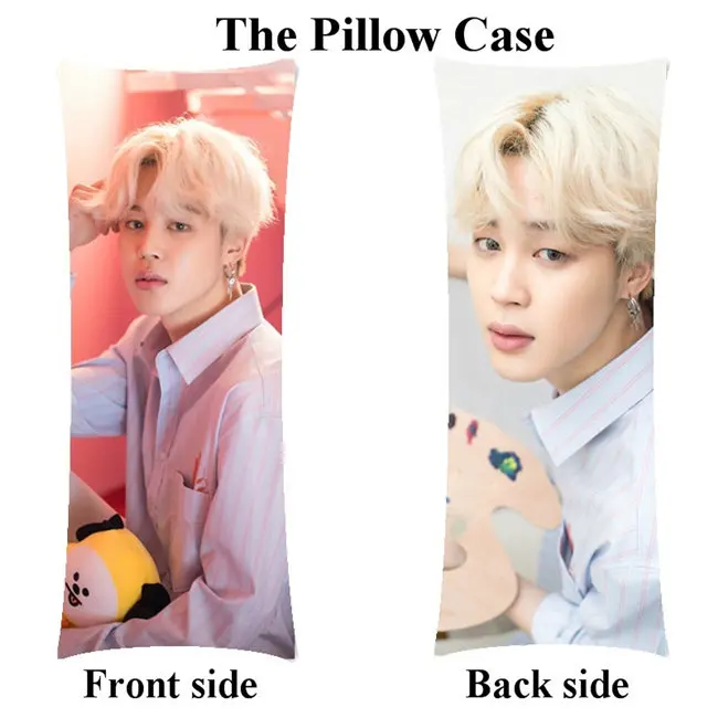 PillowCase Bangtan мальчики длинная наволочка kpop Jimin домашняя девушка только тело наволочка на заказ - Цвет: PillowCase