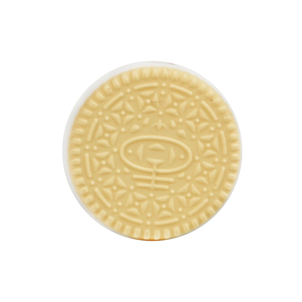 navajowhite biscuit Детские Прорезыватель мини животных силиконовые бусины для новорожденных прорезывание зубов собаки в форме BPA бесплатно соску цепи аксессуары бобра звезда мультфильм - Цвет: navajowhite biscuit