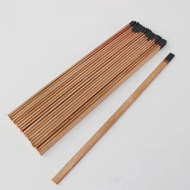 flat air carbon arc gouging rods DC copperclad electrode arcair graphite rods brazing
