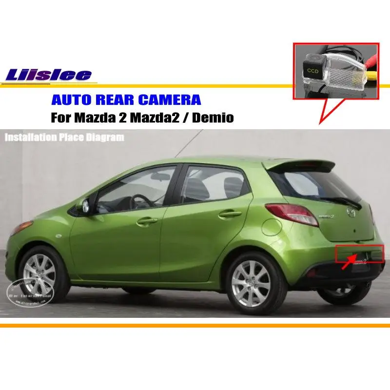Автомобильная камера заднего вида для Mazda 2 Mazda2 Demio 2007 2014 HD CCD автомобильные