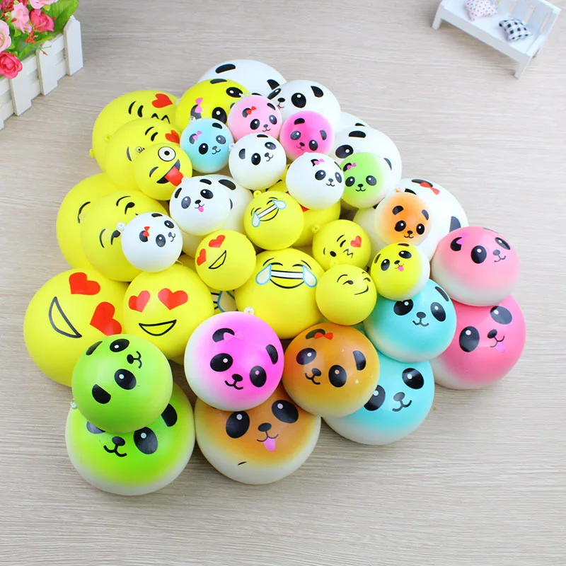 Kawaii Squishies Новинка кляп игрушки антистресс Squishy медленный рост панда Squeeze снятие