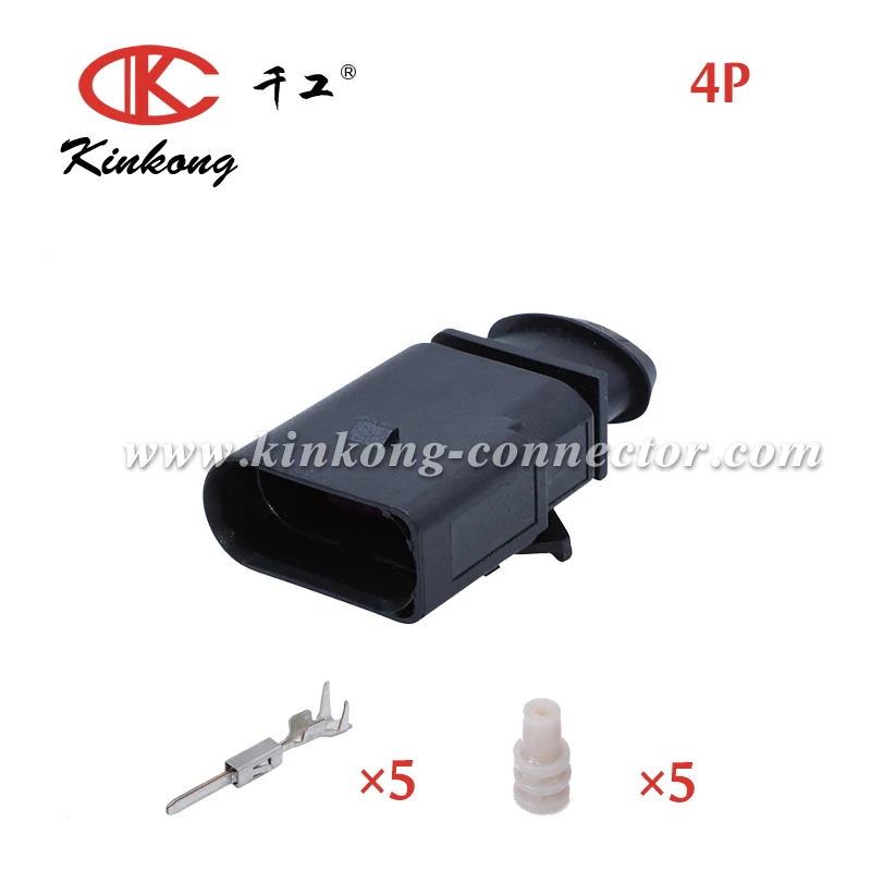 4 Way Женский тяги вакуум карту датчик Разъем для подключения Корпус VW Passat Audi A4 1J0 973