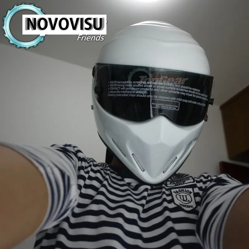 NOVOVISU для топ Шестерни шлем Стига Casco De Motocicleta с черный козырьком Capacete