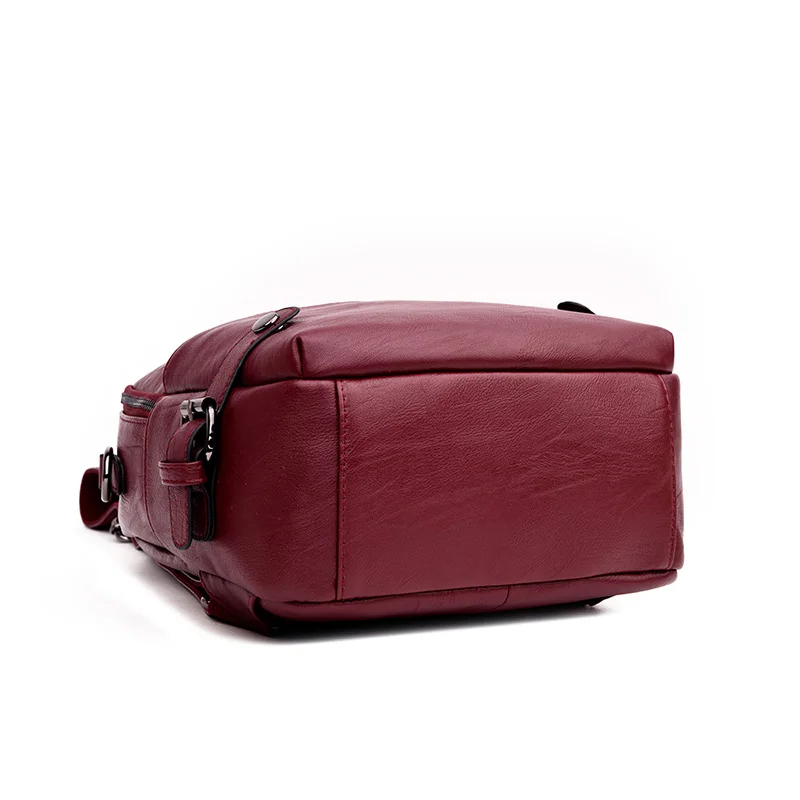 Женский кожаный рюкзак Sac a Dos Femme винтажный на плечо для путешествий 2019|Женские