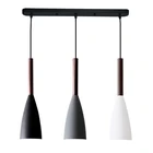 Люстры алюминиевые, черные, для столовой, спальни