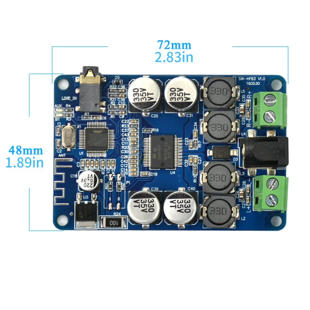 TDA7492P Bluetooth приемник усилитель аудио доска 25 Вт* 2 колонки Модифицированная музыка мини усилители DIY 2 канала