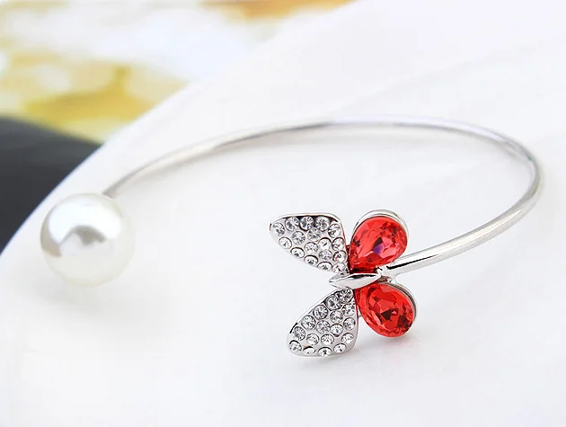 Новый дизайн бриллианты и браслеты с кристаллами Swarovski открытые браслеты-манжеты