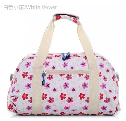free shipping bag gym women casual bags vintage fashion luggage sports canvas flowers female totes fitness kit |