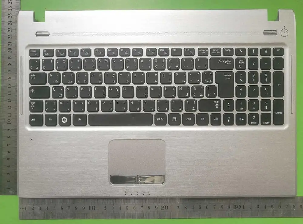 Белый Новости Клавиатура ноутбука кабель для дисплея Samsung Q530 RC530 RF511 арабский/бельгийский/канадский французский/немецкий/португальский/русский/Британский макет - Цвет: Белый