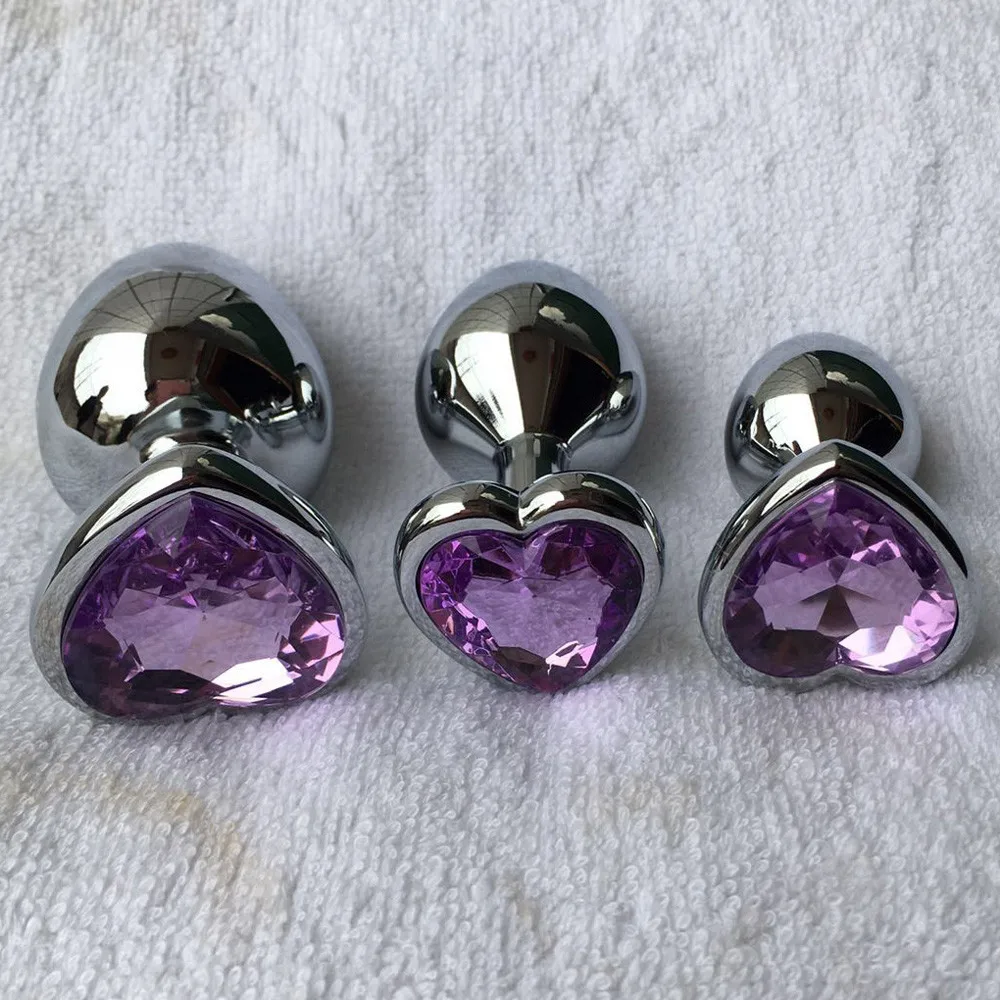 Metal Anal Butt Plug Soft Silicone for men women G-Spot Sex Toys W306 |