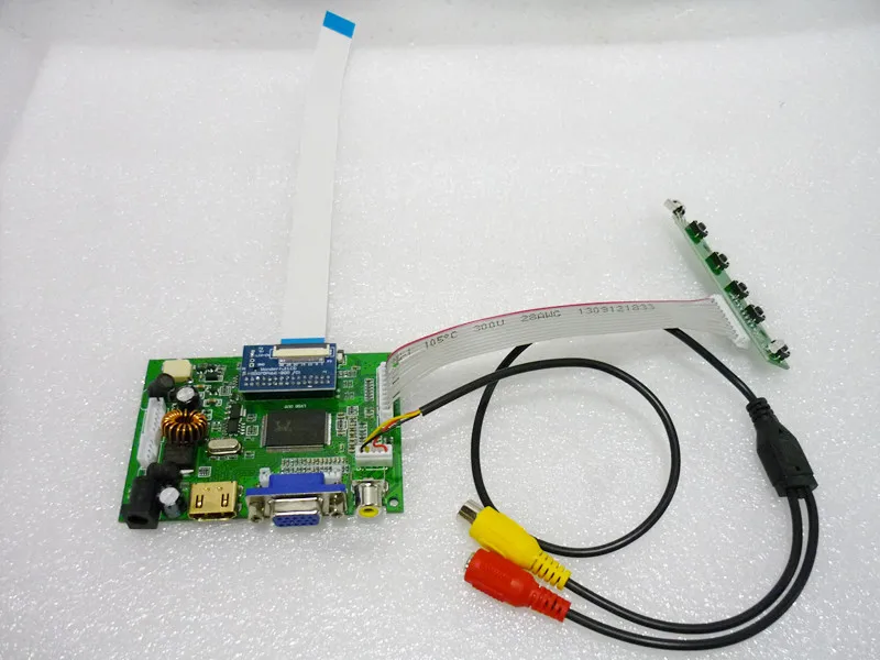 Пластиковый Чехол для 7 дюймового HSD070PWW1 1280*800 lcd + HDMI VGA 2AV плата драйвера RTD2660H вид