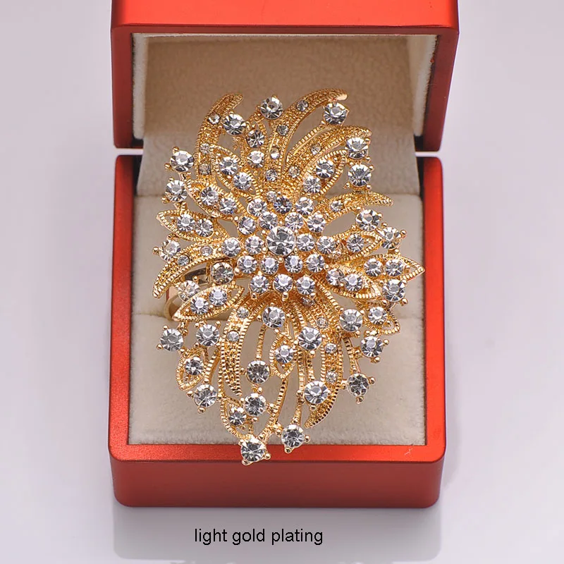 L0340-ring) 20 шт./лот кольца для салфеток со стразами для свадьбы украшения для стола, никель или цвета розового золота покрытие