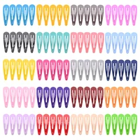 100 pcs 2 inch candy color solid no slip hair clips girls hairpin barrettes for kids hair accessories pc014