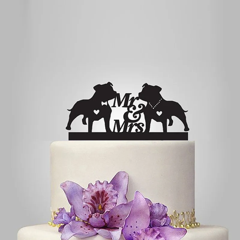 2017 реальные бросающиеся акриловые собаки Домашние питомцы для свадебного