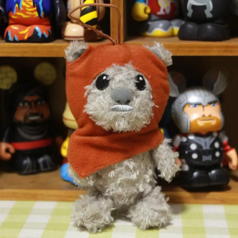 D Звездные войны Калитка Ewok плюшевые игрушки чучела животные милый маленький кулон брелки для ключей детские игрушки для детей Подарки для мальчиков и девочек - Цвет: D