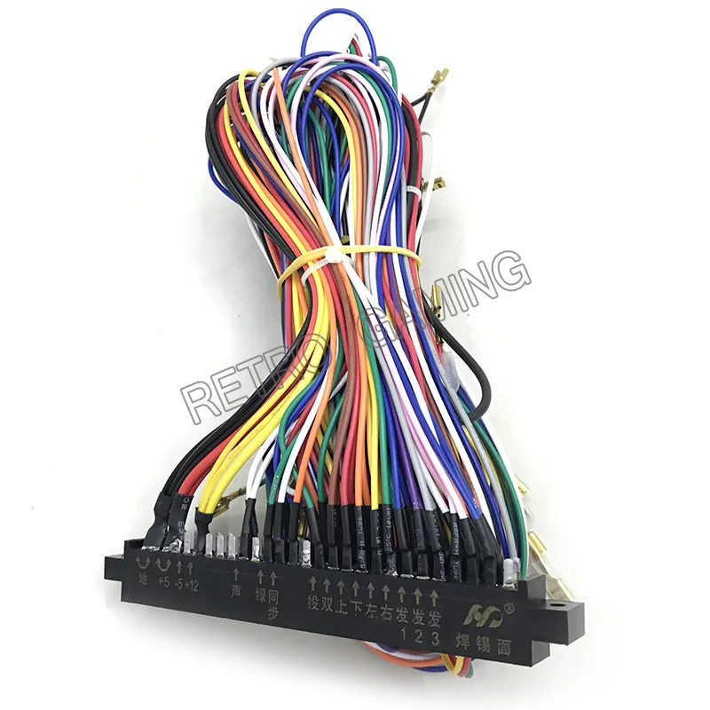 1 шт. 140 см 28pin проводка Jamma жгут с 2 8 мм/4 мм разъем для аркадная игра
