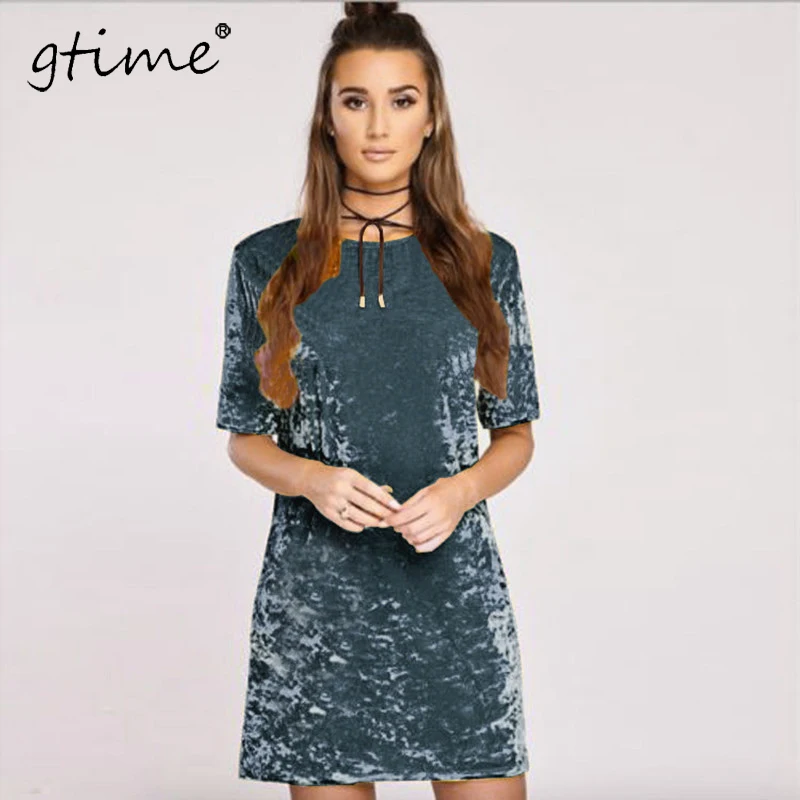 GTIME дропшиппинг элегантное платье Весна Лето Дамские круглые Платья с коротким
