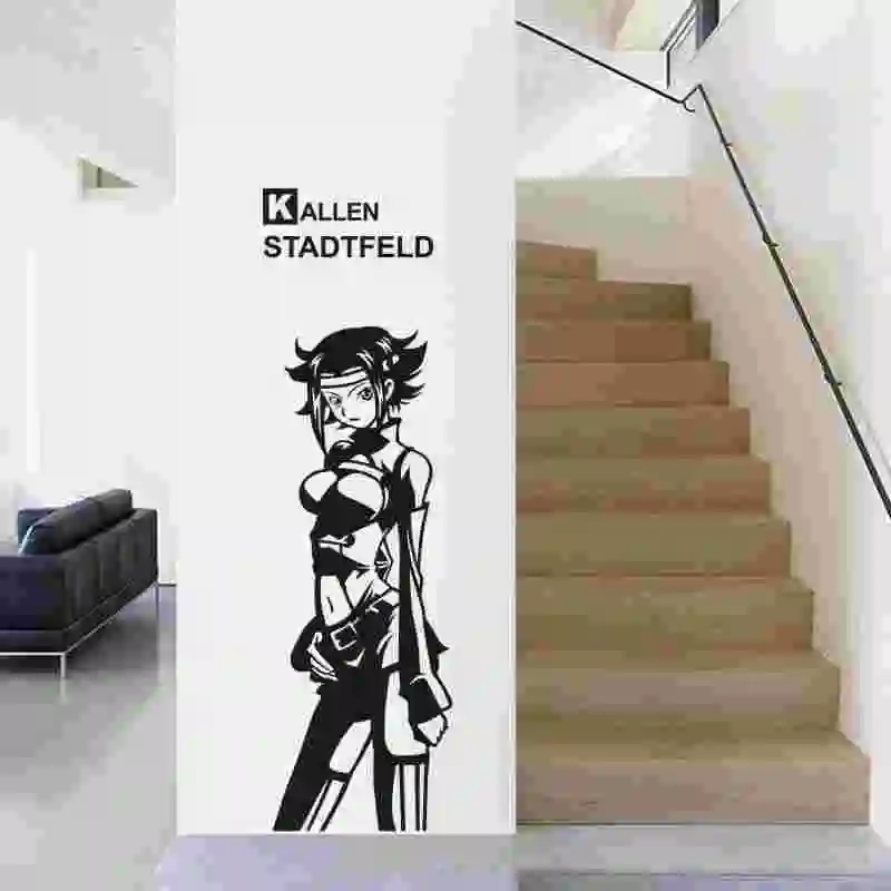 Наклейка BLACK ROCK SHOOTER аниме мультфильм наклейка на автомобиль виниловые наклейки