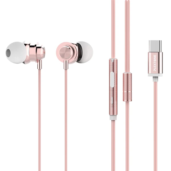 Pink X56M тип-c цифровые наушники стерео наушники металлическая гарнитура микрофон для Xiaomi 6 Note3 Mix2/huawei Mate10 P20 Pro/Smartisan Pro2 - Цвет: Pink