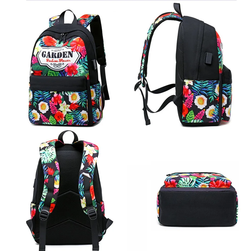 Рюкзак для школьников-подростков холщовый рюкзак в полоску подходит ноутбука 17