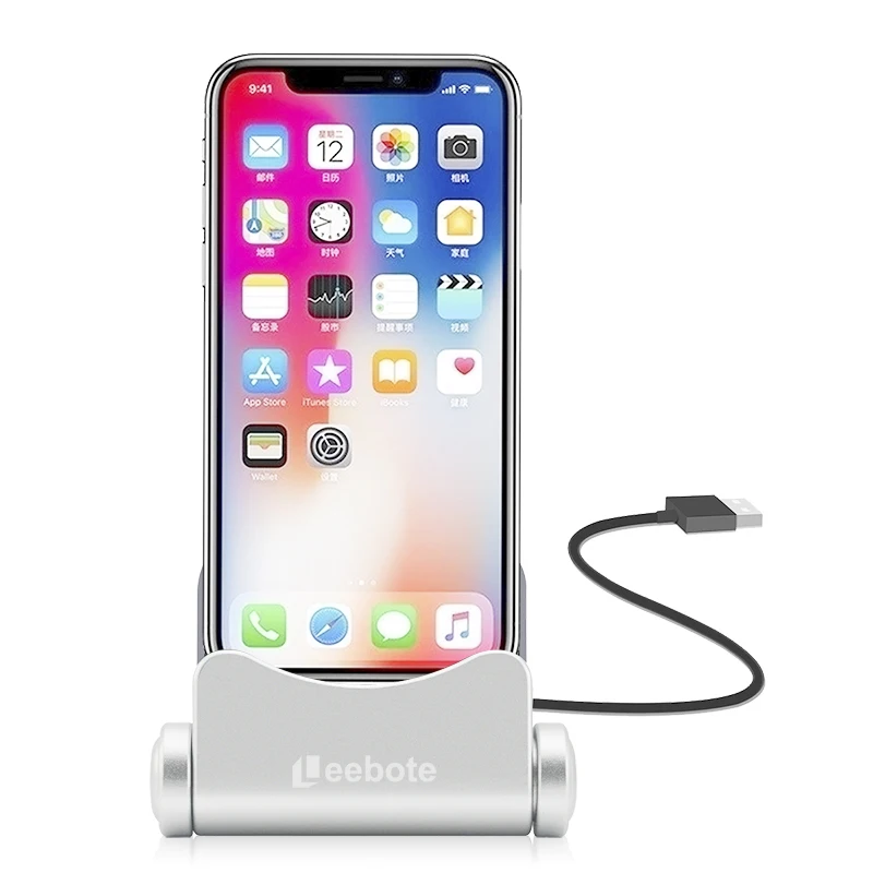 Зарядная док-станция Leebote USB для iPhone X 8 7 6 6S Plus 5S 5 SE зарядки и синхронизации данных