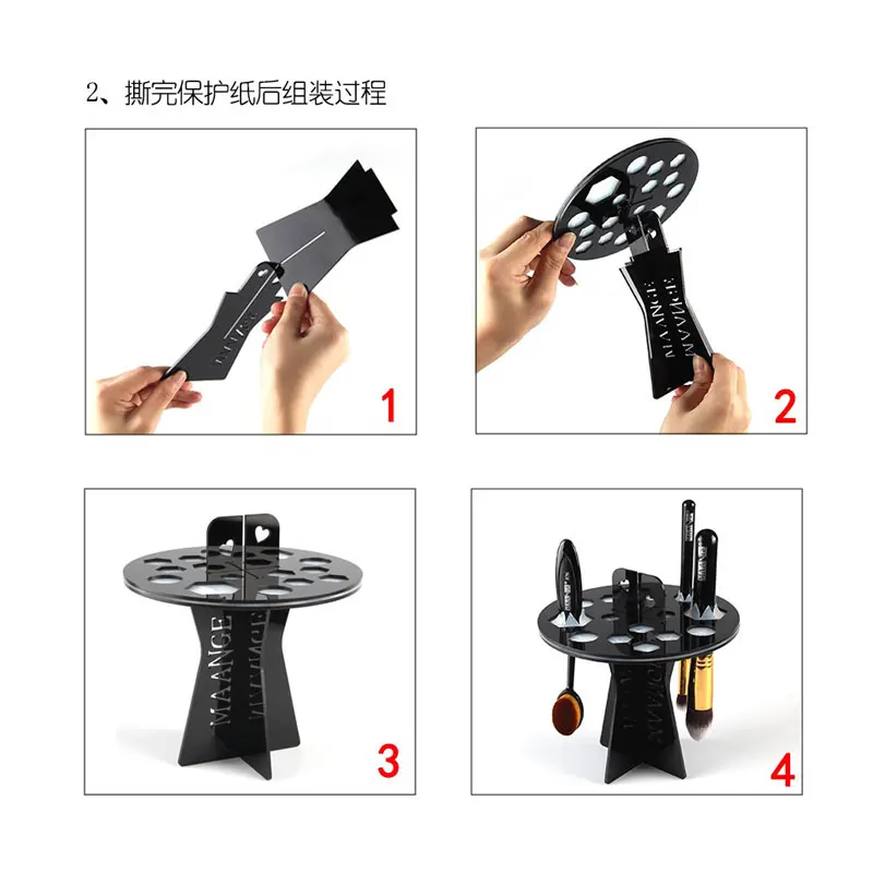 Pro набор кистей для макияжа сушильная подставка Многофункциональная дисплей