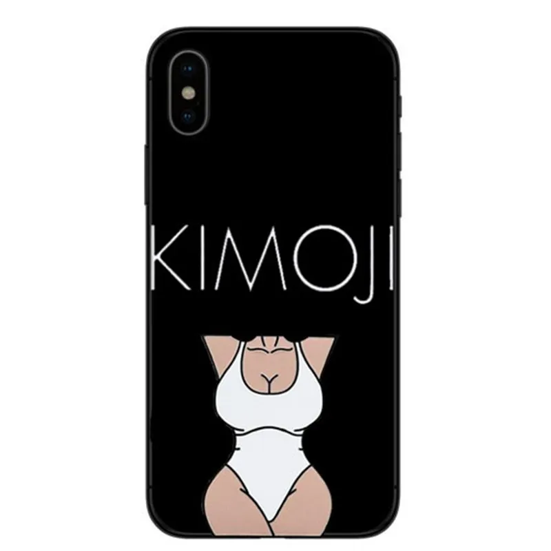 Кайли Дженнер kimoji Ким Кардашьян kanye west Северный Мягкий ТПУ Тампа da Caixa ли телефон