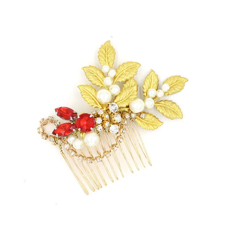 CHENLVXIE Горячие Золотые Обручальные Шляпы Перал Кристалл Люкс Аксессуары Для Волос