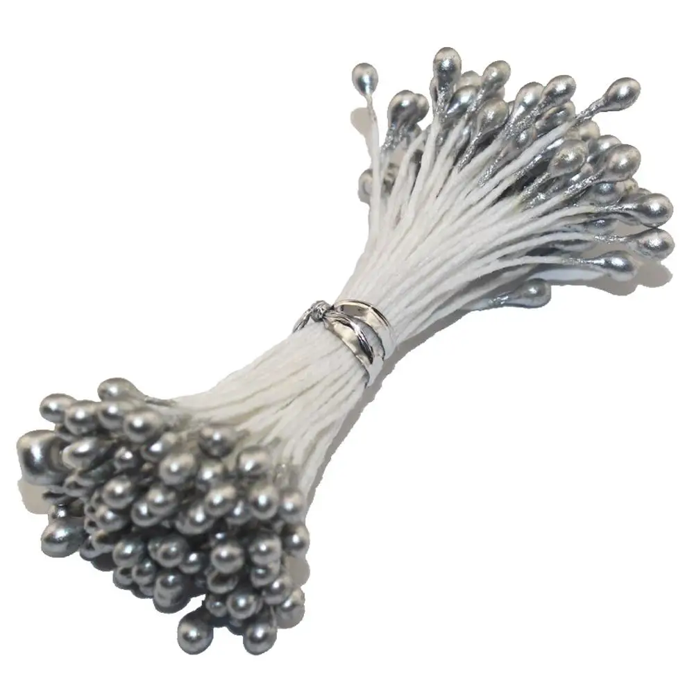 3mm Pearl 70PCS CCINEE белый цвет цветок тычинки розы 1 мм/3 мм/5 мм для украшения торта/ремесла/нейлон цветок DIY подарок аксессуары - Цвет: 3mm Pearl 70PCS