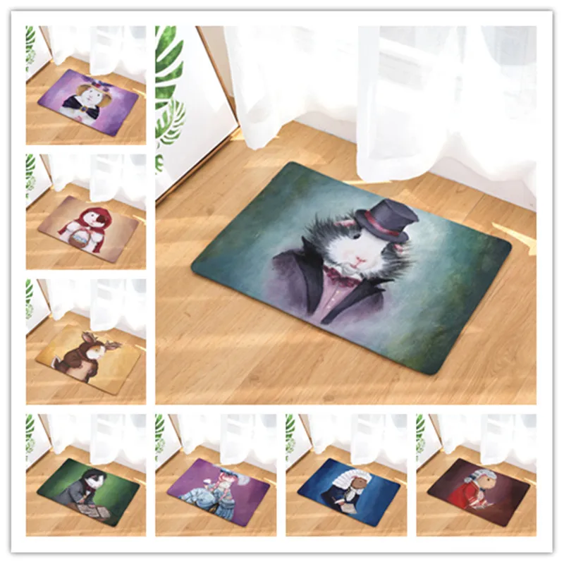 Новый коврик для двери мультяшный ванной комнаты Европейский Популярный Tapete Para