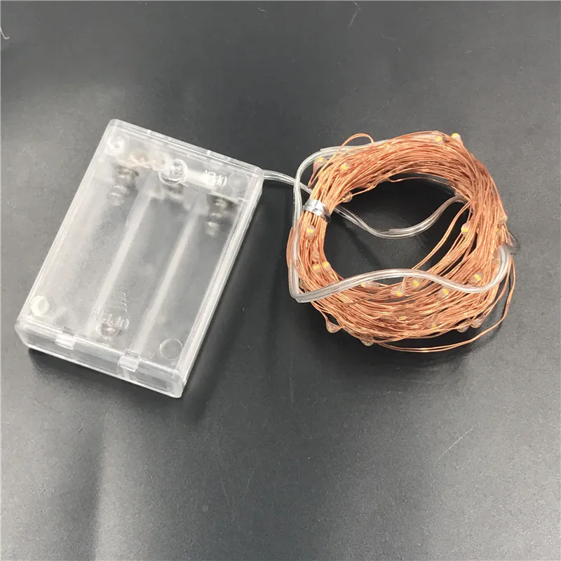 Высокояркий медный провод светодиодные гирсветильник свадебные украшения