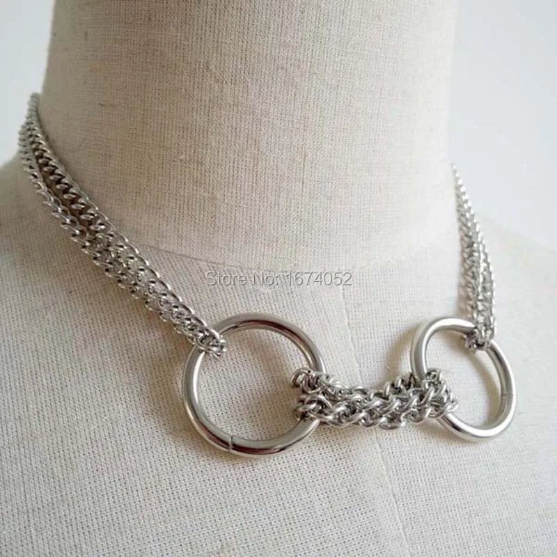 Ожерелье-чокер ручной работы с круглыми звеньями | Украшения и аксессуары