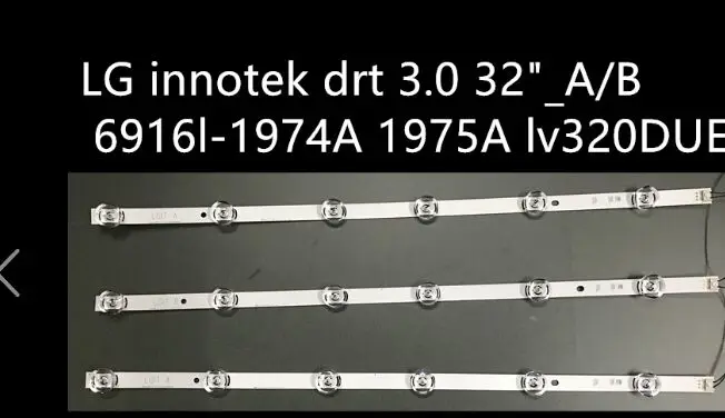 3x светодиодная подсветка для LG innotek Drt 3 0 32 &quot_ A/B 6916l 1974A 1975A 32MB25VQ lv320DUE 32LF5800 SUNG WEI 55VO