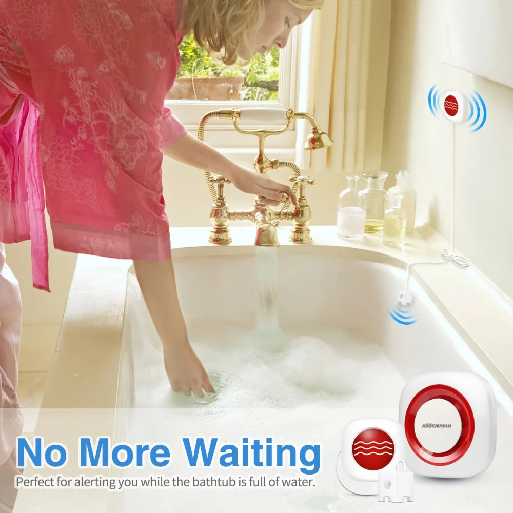 Беспроводной датчик утечки воды детектор GSM SMS сигнализация