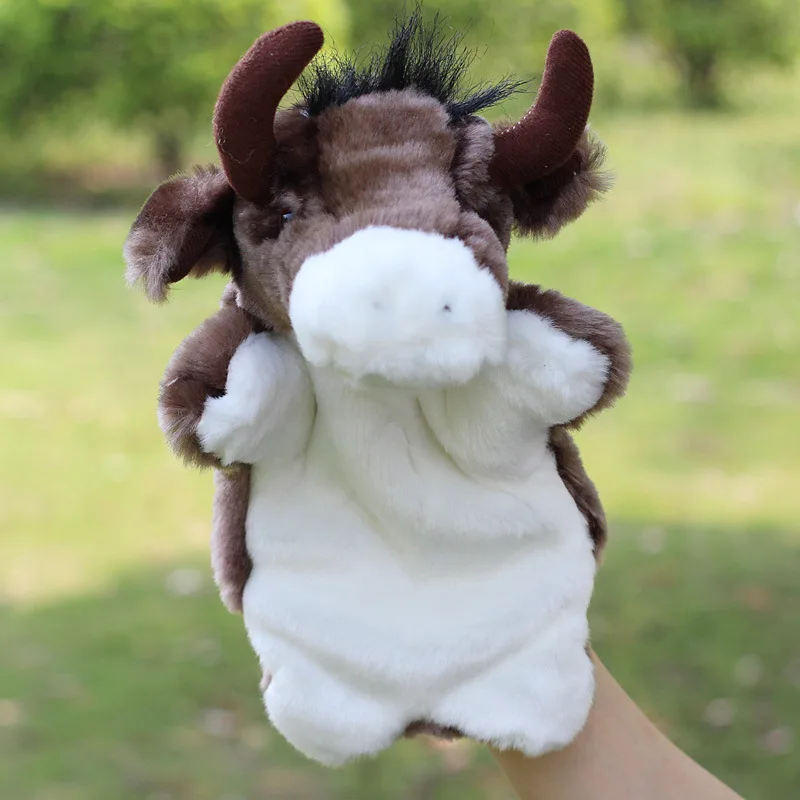 Плюшевые куклы Кролик Панда Корова собака лягушка кукла Fantoche родитель ребенок