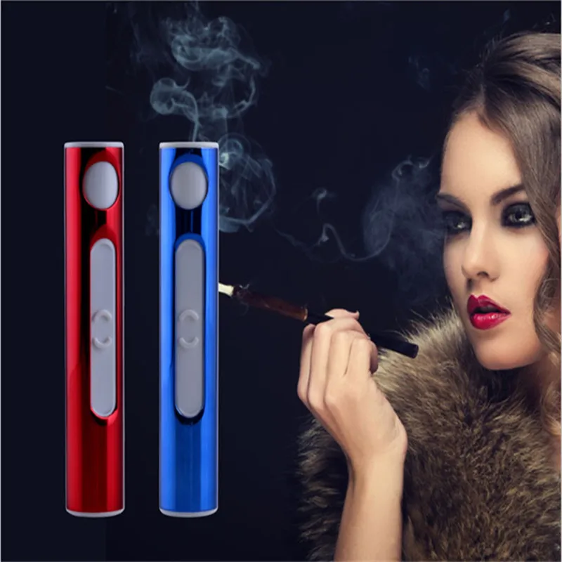 Дешевые электрическая зажигалка с подключением к USB Непламено ветрозащитная