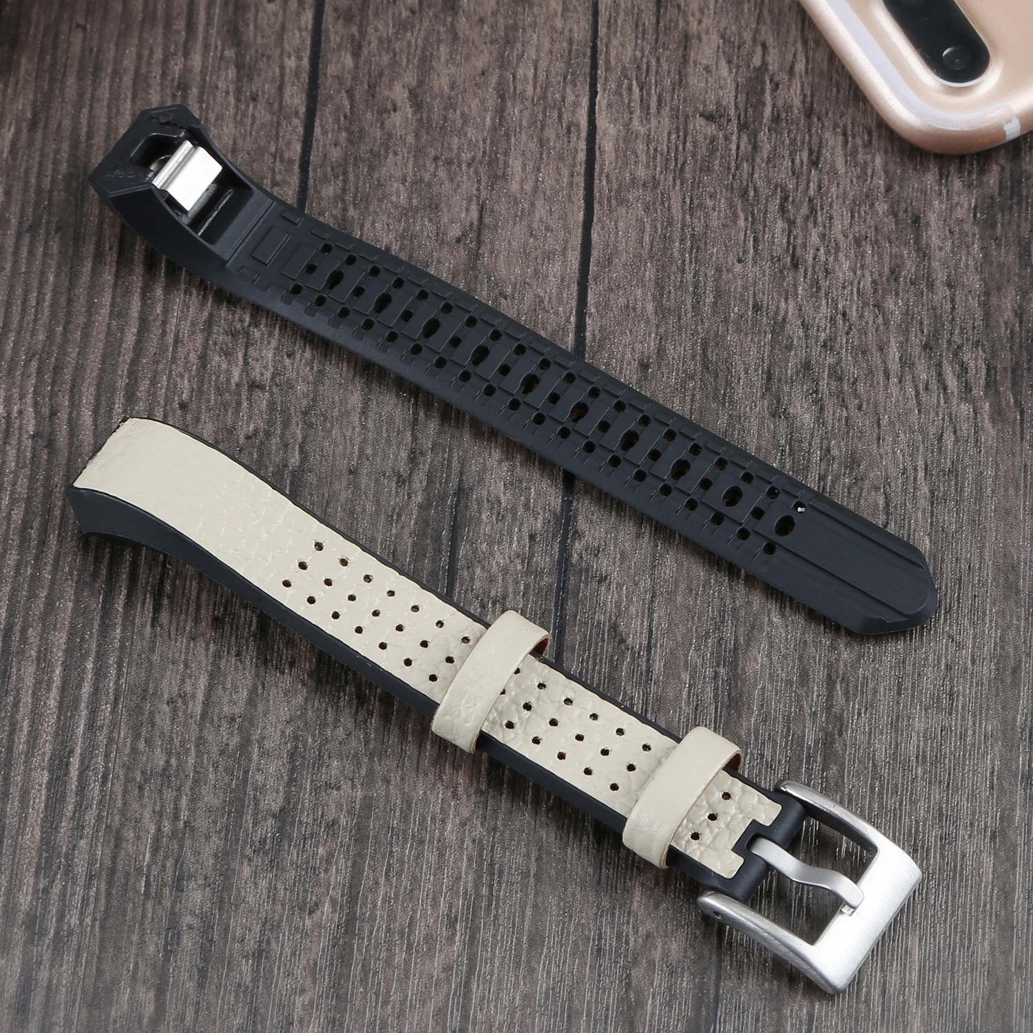 Oulucci 6 цветов кожа+ ТПУ ремешок для часов Браслет Для Fitbit Alta/Alta HR сменный браслет наручных часов высокого качества ремешок для часов