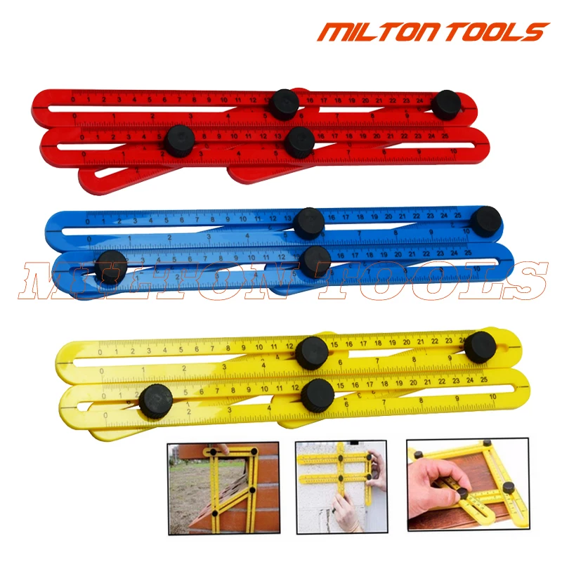 New arrive High quality 100-250MM multi-function fold ruler Fold angele Angleizer Template Tool | Инструменты