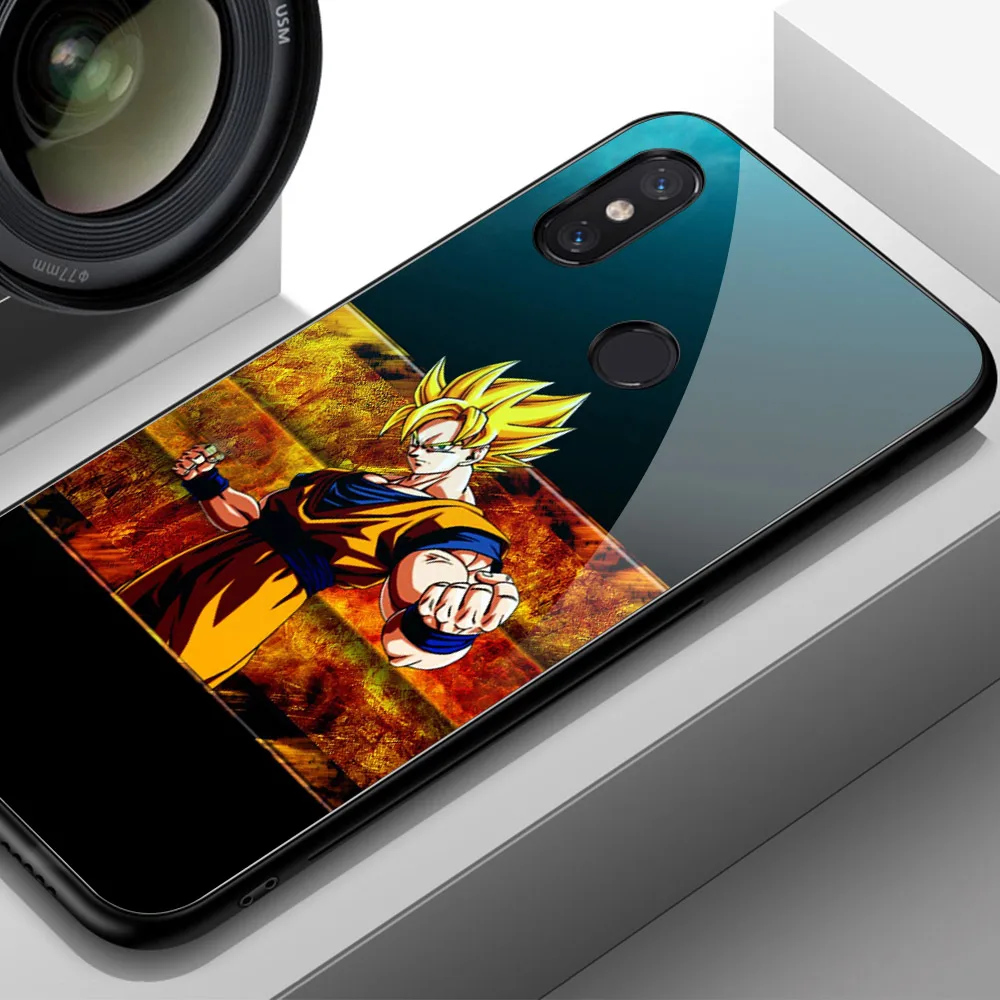 Чехол FinderCase для Xiaomi mi x 3, чехол из закаленного стекла с жесткой задней поверхностью Dragon Ball Z, чехол Гоку для Xiaomi mi 6 8 9 SE lite mi x 2 2 s 3 max 3