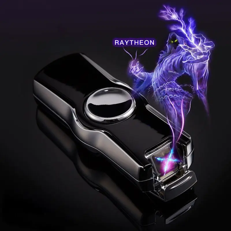 2019 USB Thunder зажигалка с функцией отпечатка пальцев Электронная сигаретная плазма