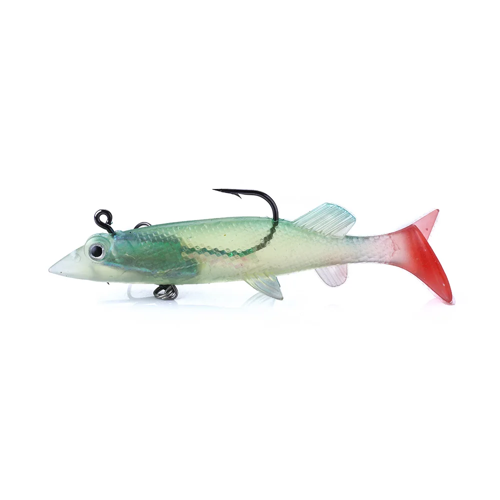 2PC Spring Fishing Jig Head Lure Soft 12CM 26G soft baits shad plastic Sillicon lure Dropship | Спорт и развлечения