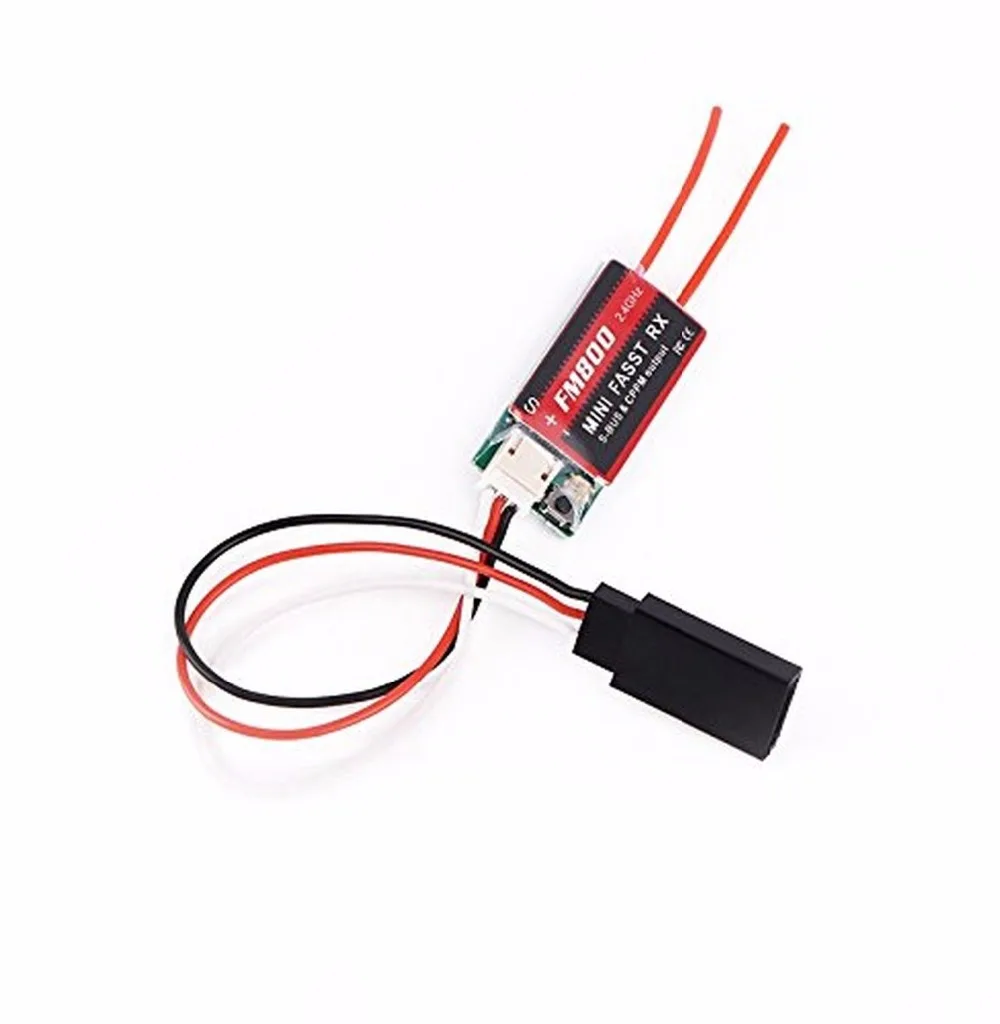 Мини Futaba fm800 FASST sbus cppm RX 8ch приемник для FPV-системы Средняя скорость