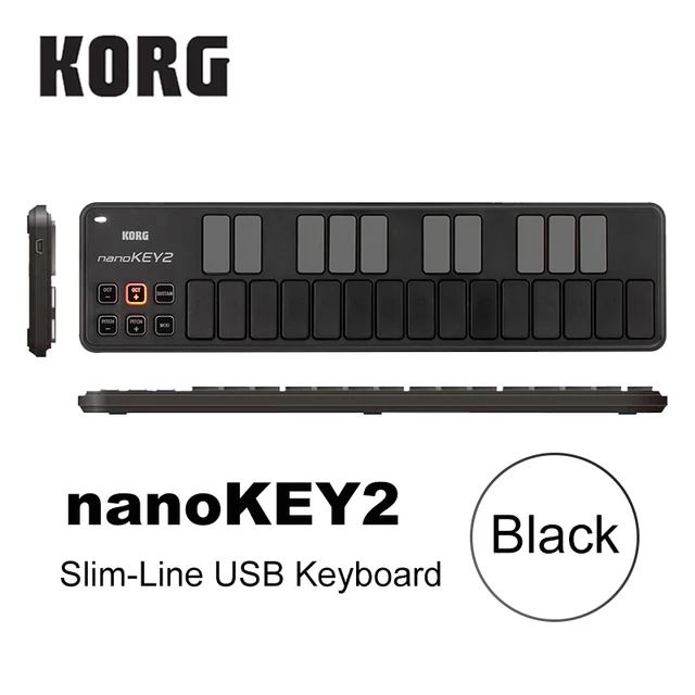 Тонкие USB MIDI-колодки Korg nanoKEY2 nanoPAD2 nanoKONTROL2, 16 трипперов с  USB-кабелем nanoKEY nanoPAD nanokcontrol | Спорт и развлечения | АлиЭкспресс
