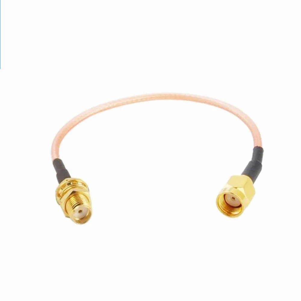 RP SMA штекер гнездо прямой разъем RG178 Pigtail коаксиальный кабель Свинец Низкая потеря